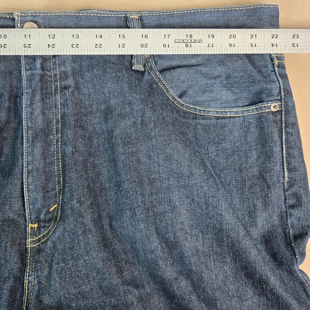Levi's 559 Relaxed Straight Jeans Mens 44x30.5 Dark Wash Blue Denim 01559-0004